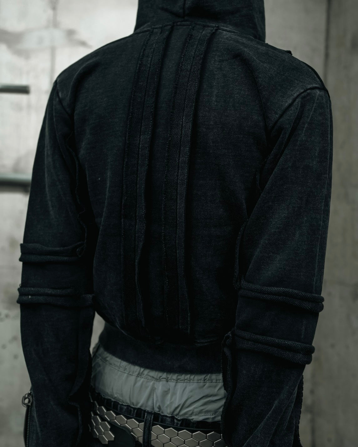【DIG YOUR OWN GRAVE】FADED SEAM ZIP HOODIE