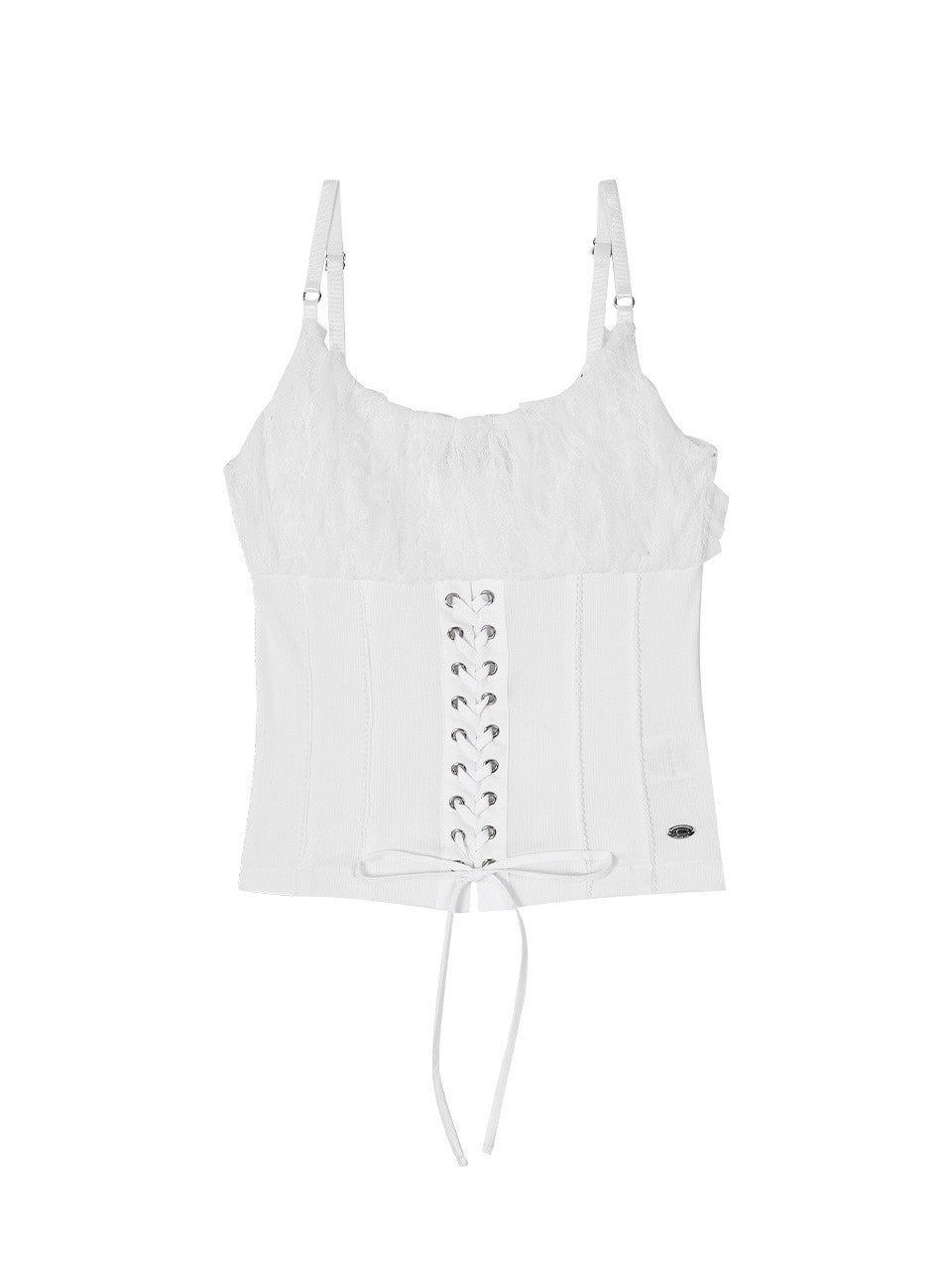 【CRANK】LACE CORSET SLEEVELESS TOP