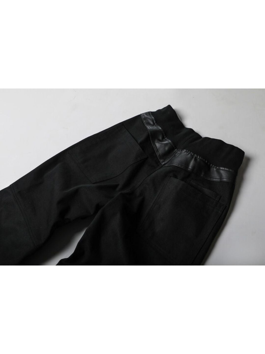 【roaringrad】Carbon-Coated Side-Zip Pants