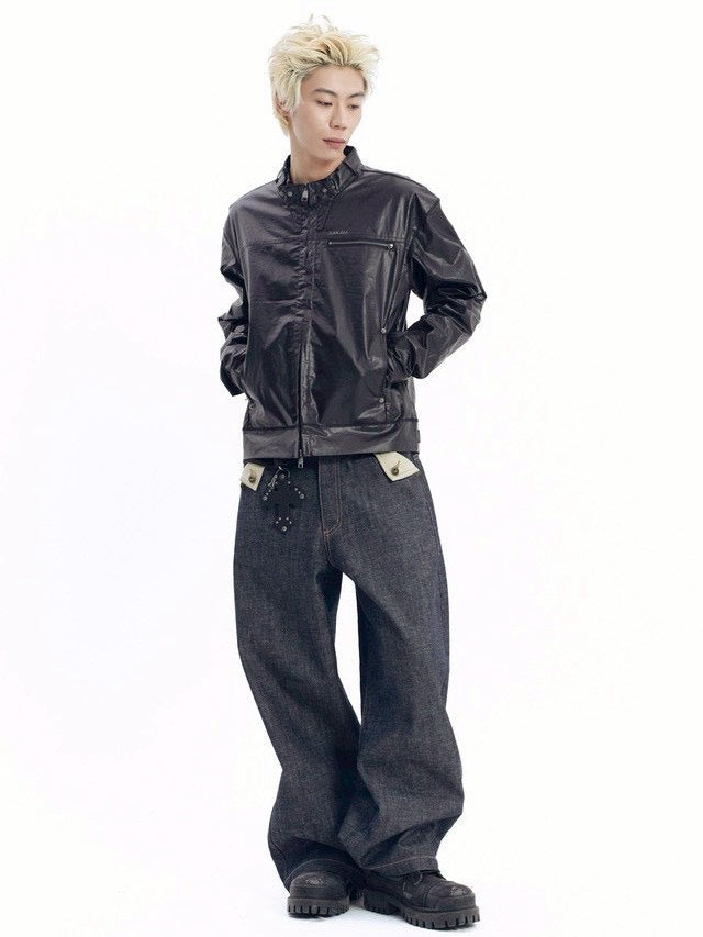【AAKAM】Technical Coated Jacket