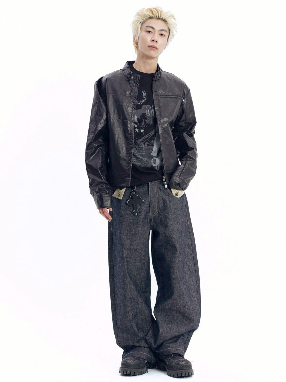 【AAKAM】Technical Coated Jacket