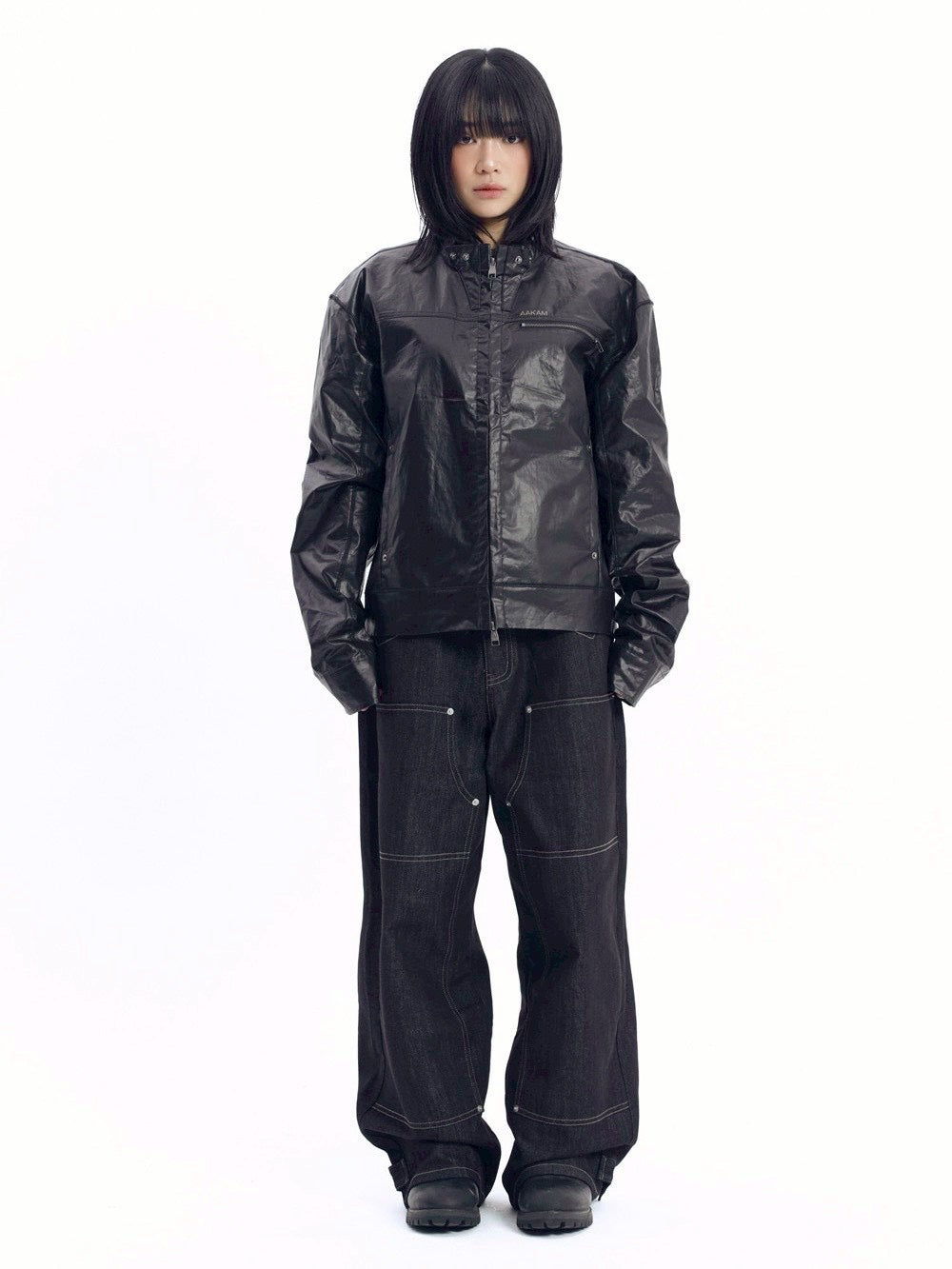 【AAKAM】Technical Coated Jacket