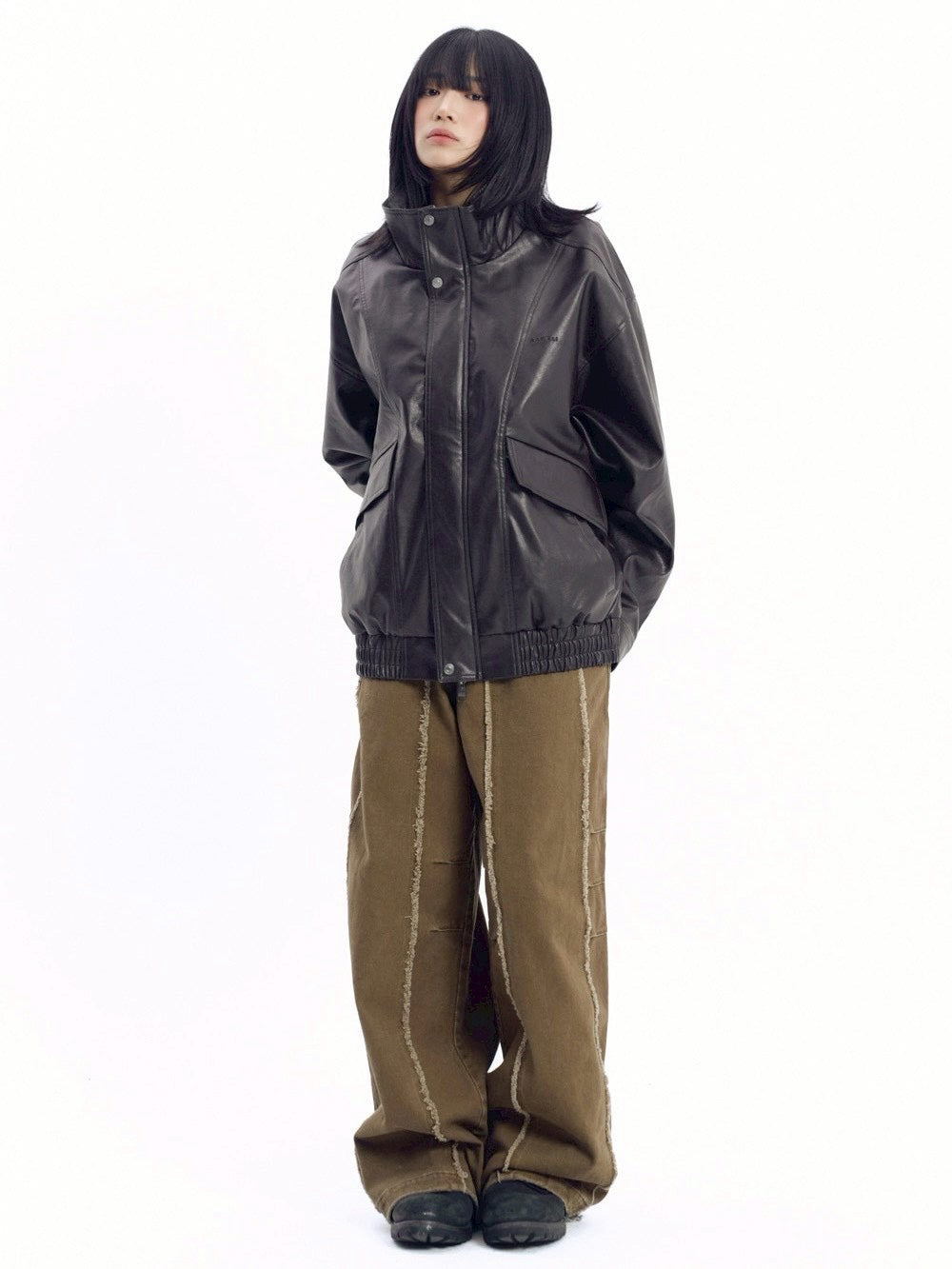 【最終値下げ】AAKAM FurCamo Constrast Jacket AAKAM】Contrast Leather Work Jacket – PRESSING WEB SHOP