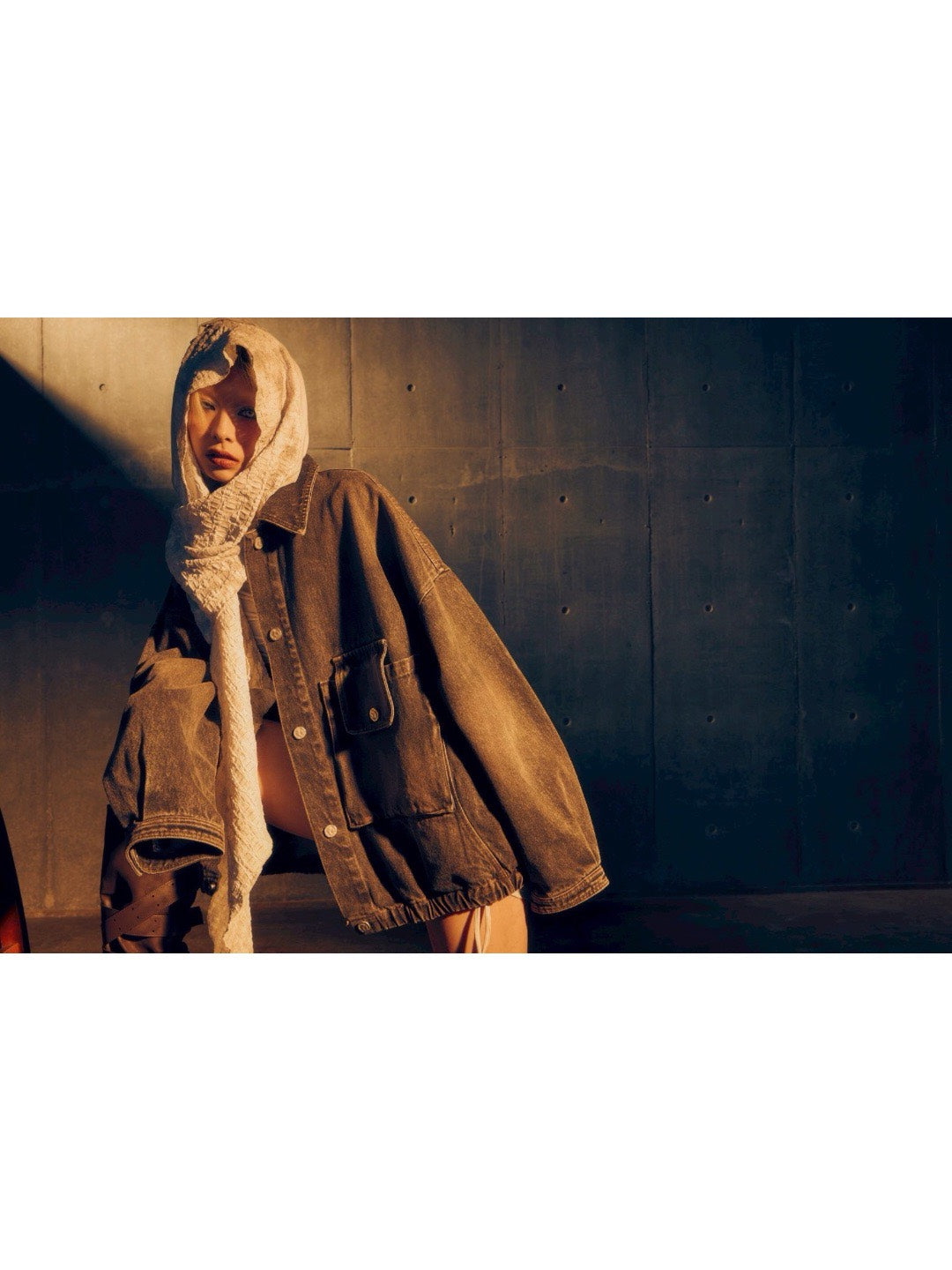 3/14 20:00発売【DIG YOUR OWN GRAVE】Washed Denim Jacket