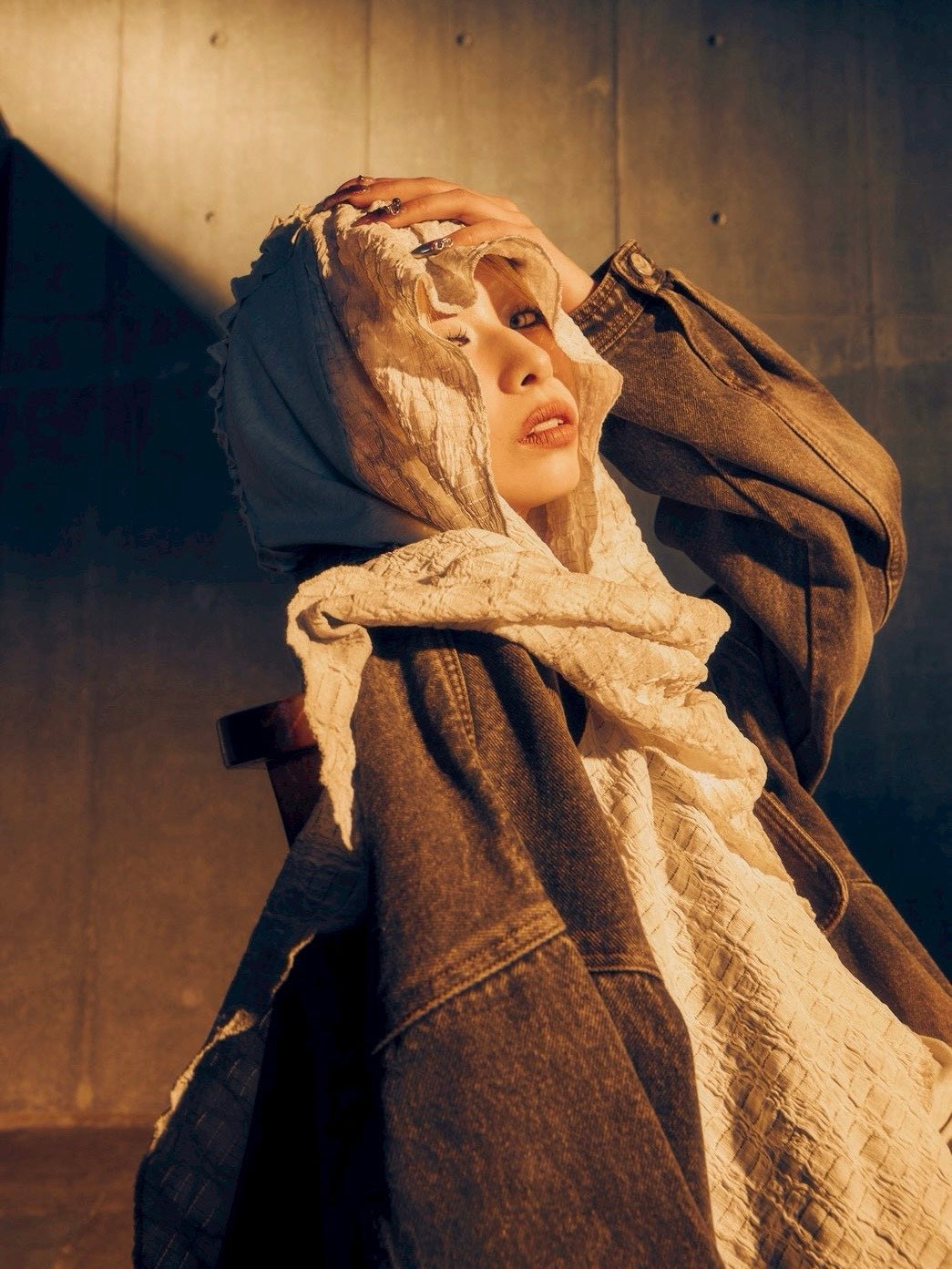 3/14 20:00発売【DIG YOUR OWN GRAVE】Washed Denim Jacket