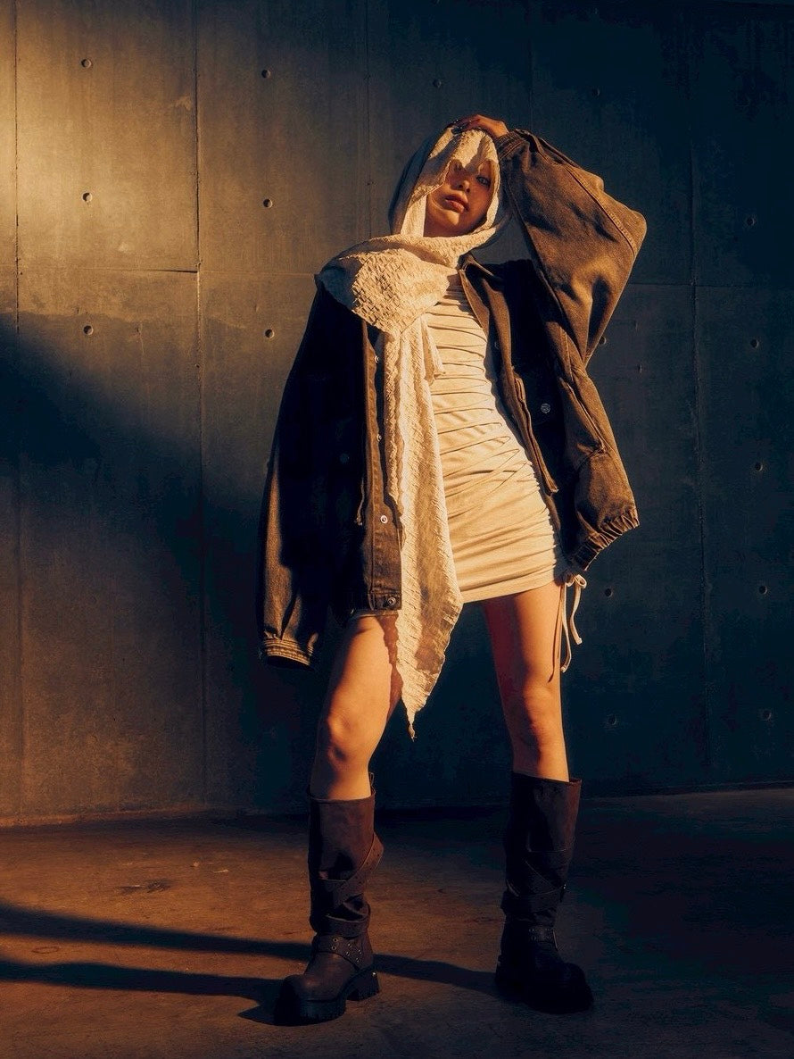 3/14 20:00発売【DIG YOUR OWN GRAVE】Washed Denim Jacket