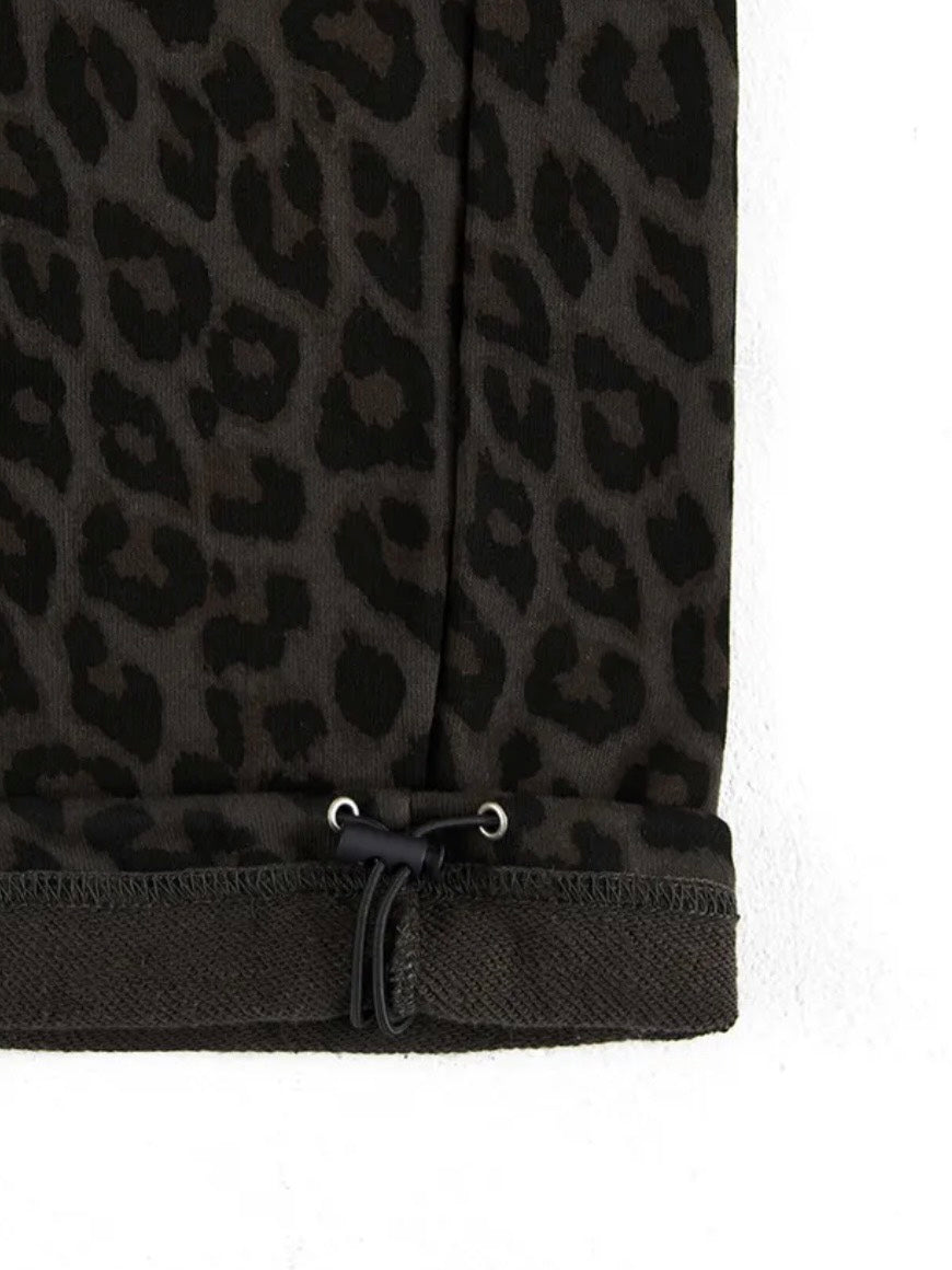 【ROCK CAKE】Leopard Wide 2way Jogger