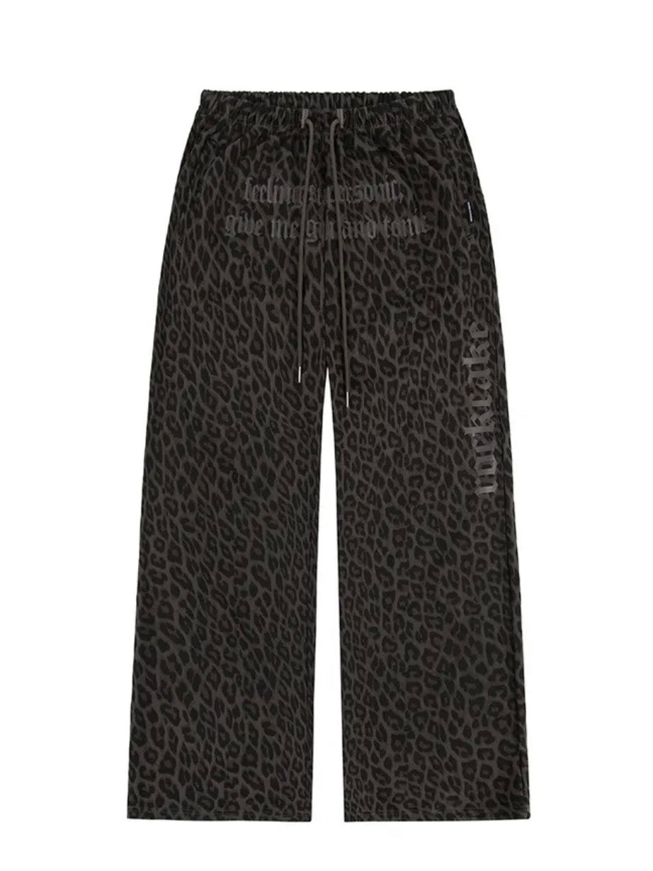 【ROCK CAKE】Leopard Wide 2way Jogger
