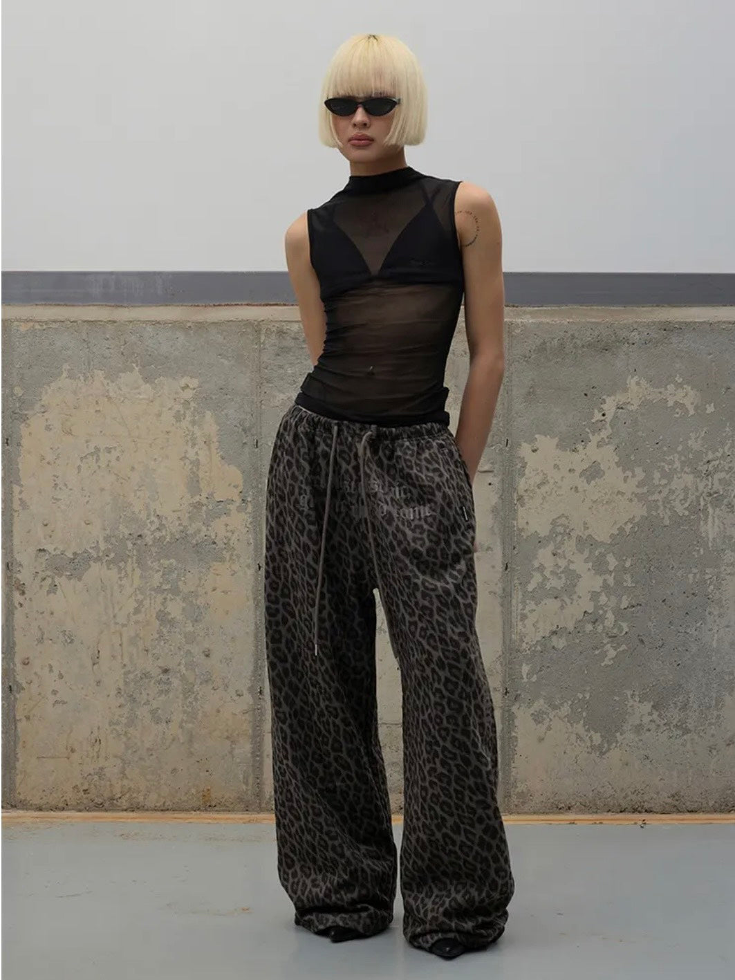 【ROCK CAKE】Leopard Wide 2way Jogger