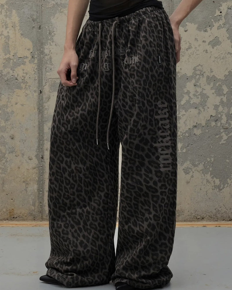 【ROCK CAKE】Leopard Wide 2way Jogger