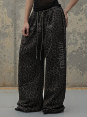 【ROCK CAKE】Leopard Wide 2way Jogger