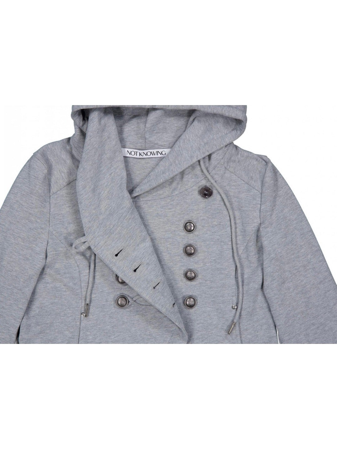 【NOT KNOWING】Layered Napoleon Hood Jacket