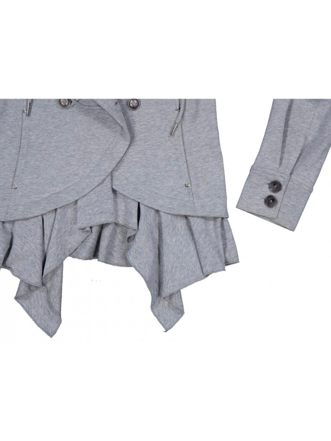 【NOT KNOWING】Layered Napoleon Hood Jacket