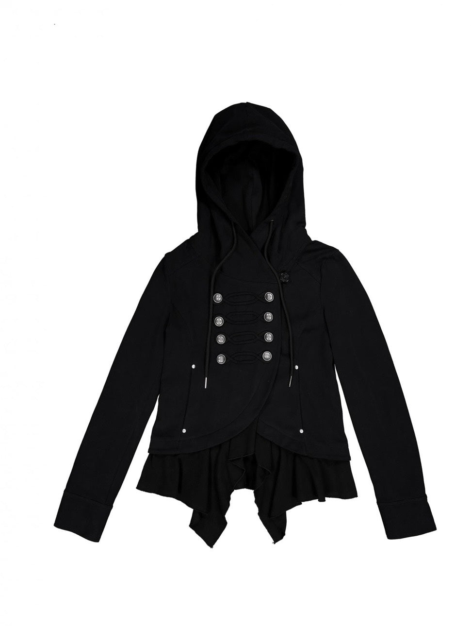 【NOT KNOWING】Layered Napoleon Hood Jacket