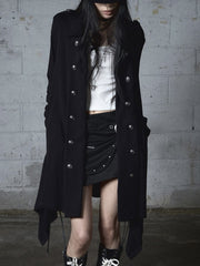 【NOT KNOWING】Double Button Jersey Cardigan