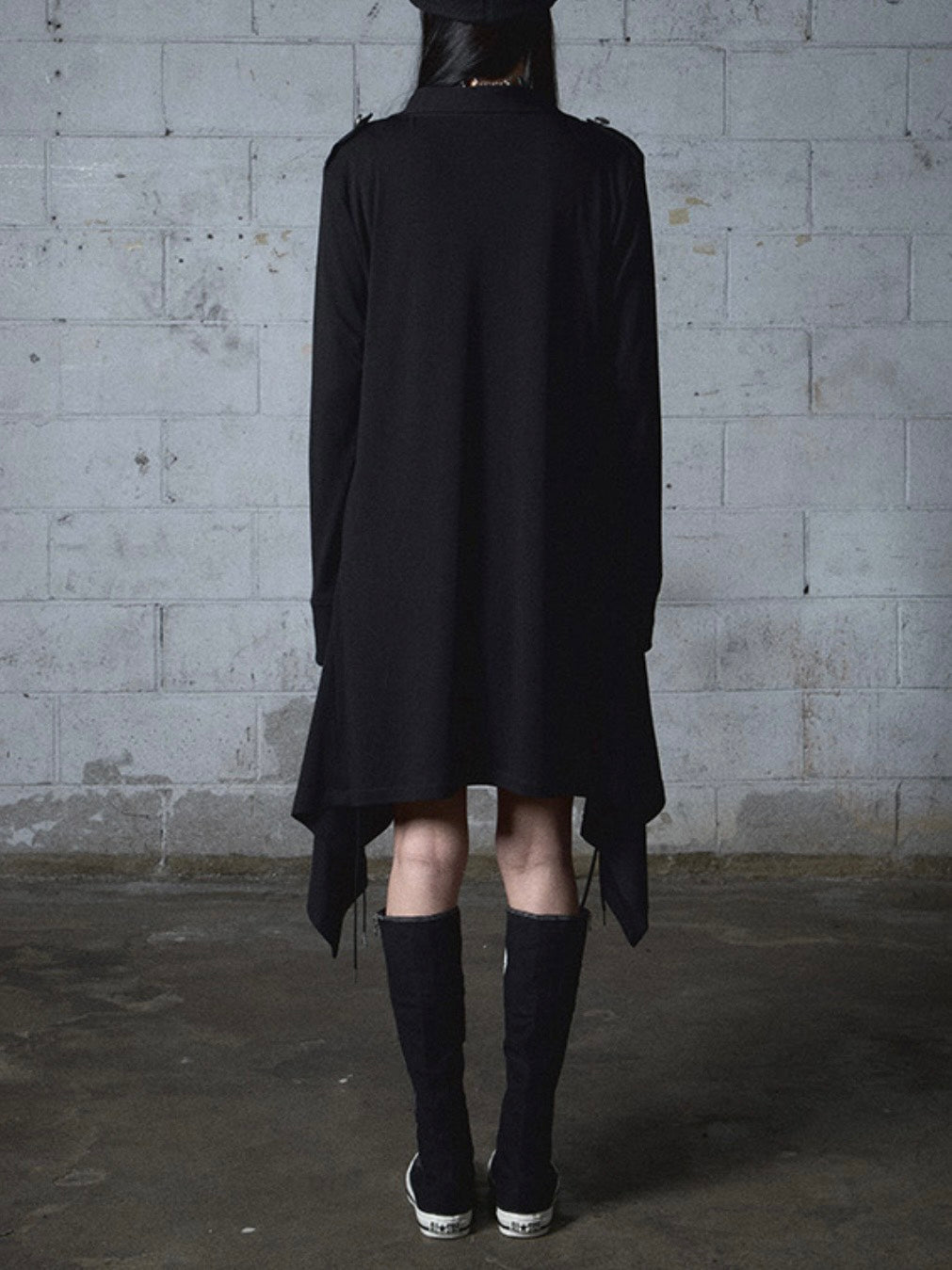 【NOT KNOWING】Double Button Jersey Cardigan