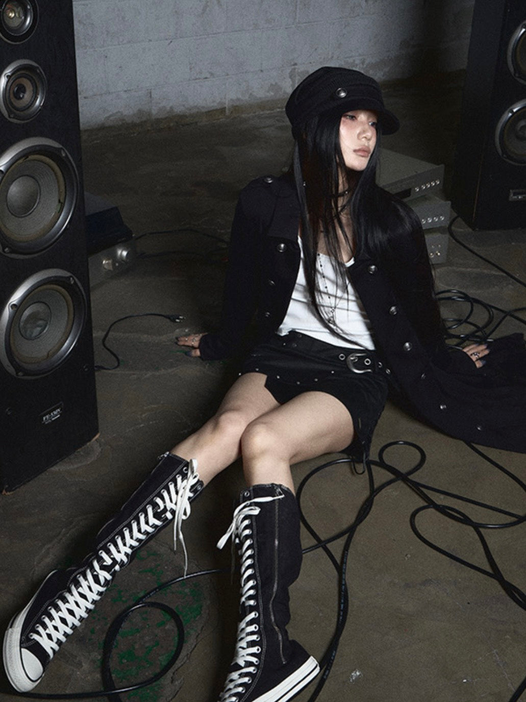 【NOT KNOWING】Double Button Jersey Cardigan