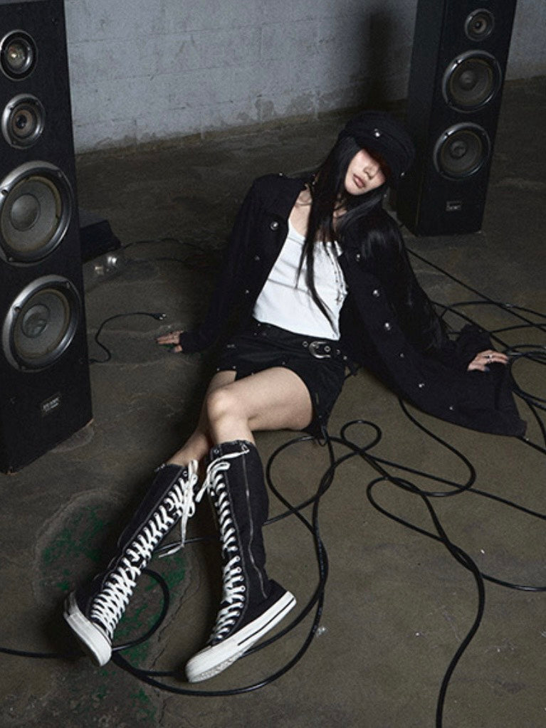 【NOT KNOWING】Double Button Jersey Cardigan