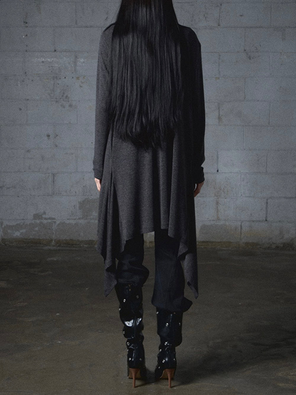 【NOT KNOWING】Double Button Jersey Cardigan