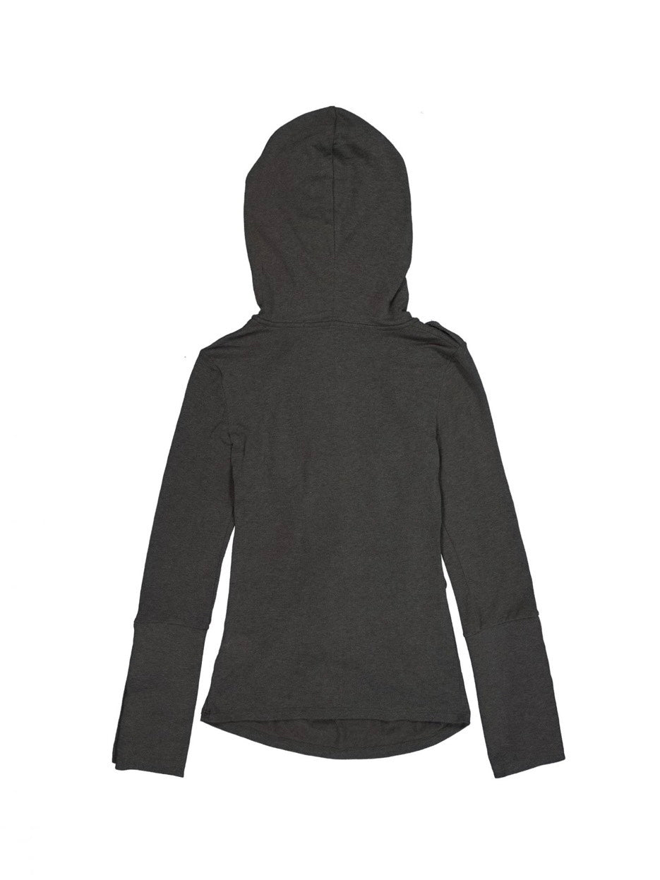 【NOT KNOWING】Mili Drape Cowl Hoodie