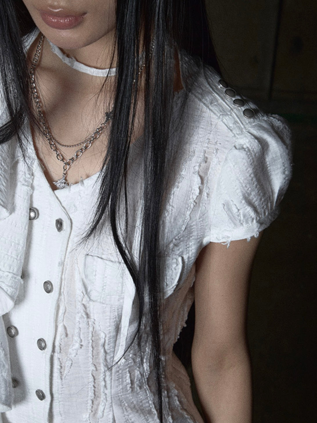 【NOT KNOWING】Mili Grunge Blouse