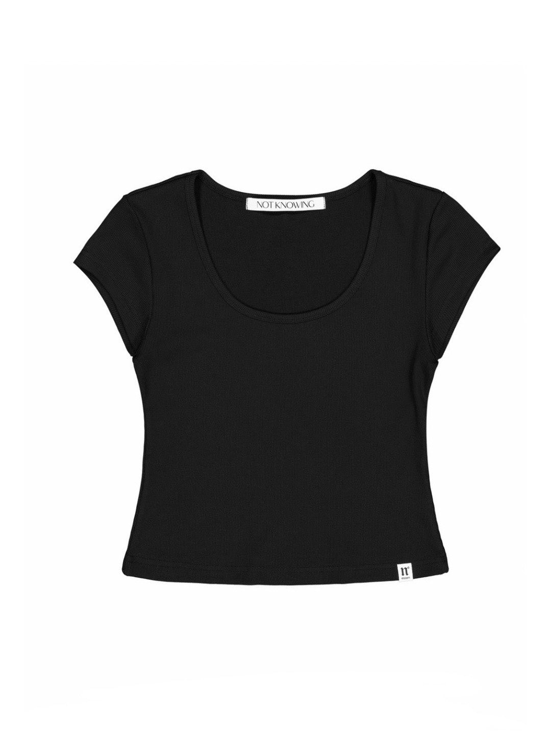 【NOT KNOWING】Scoop Neck Tee