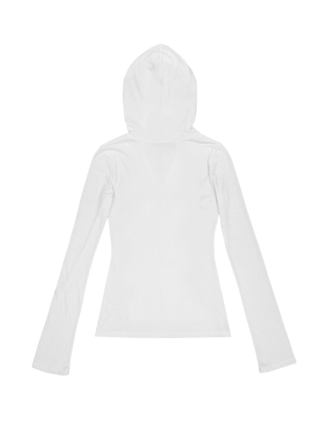 【NOT KNOWING】Button Up Shirring Hoodie