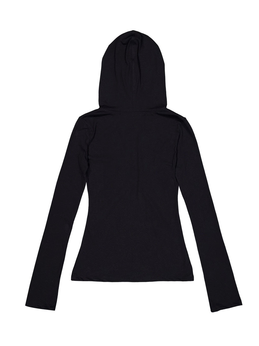 【NOT KNOWING】Button Up Shirring Hoodie