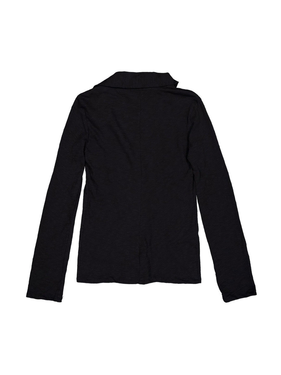【NOT KNOWING】Drape Collar Zip Up