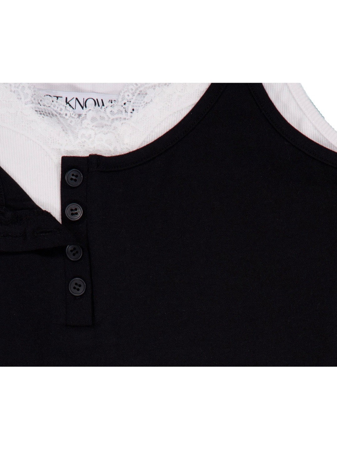 【NOT KNOWING】Lace Layered Cami Set