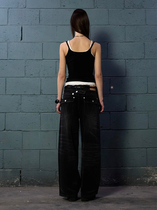 【NOT KNOWING】Lace Layered Cami Set