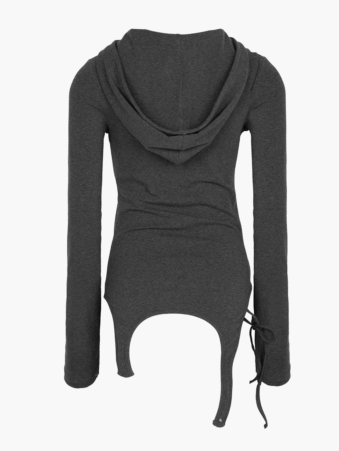 【ROUGH NECK】
Garter Hooded Henley Top