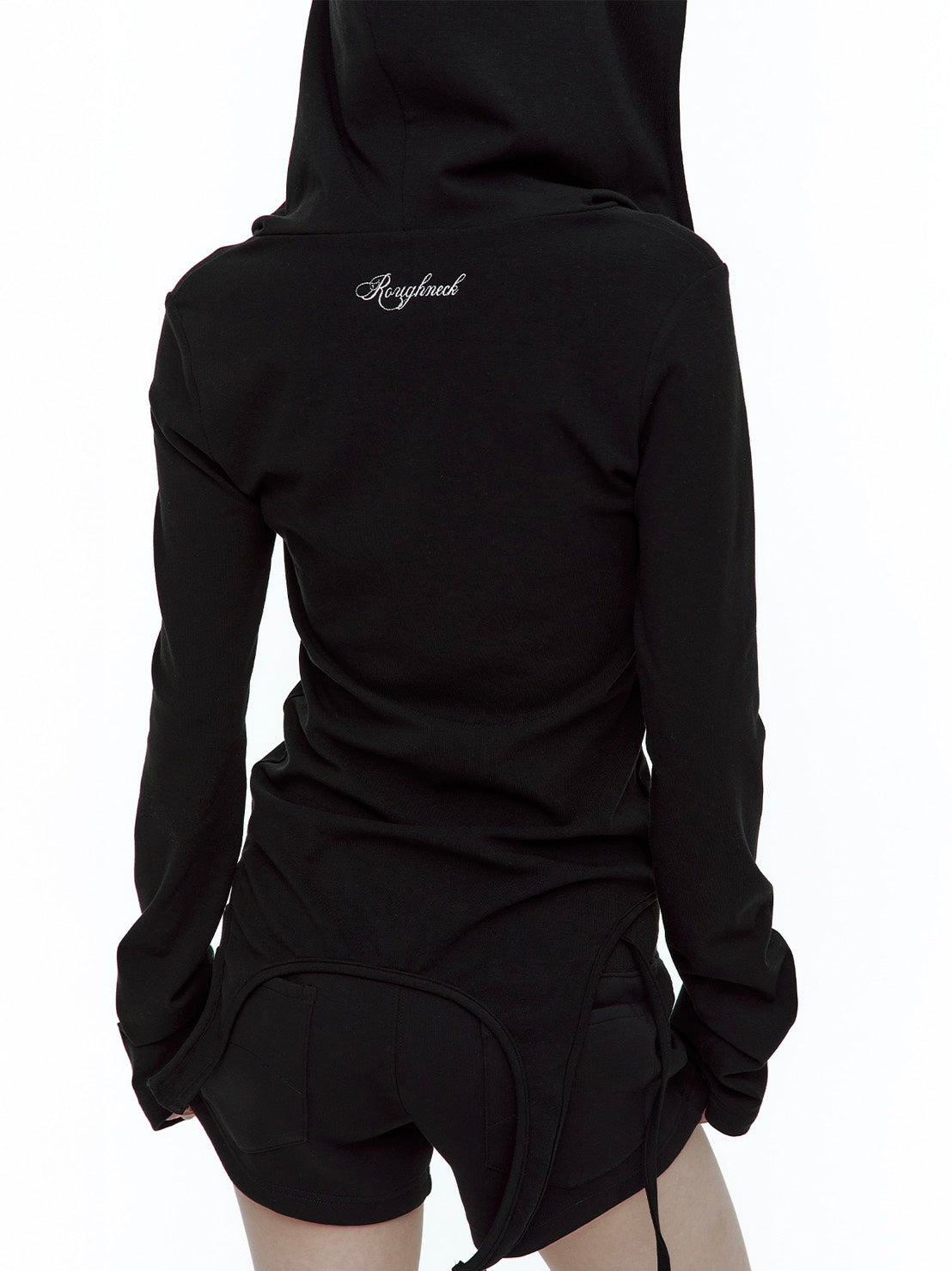 【ROUGH NECK】
Garter Hooded Henley Top