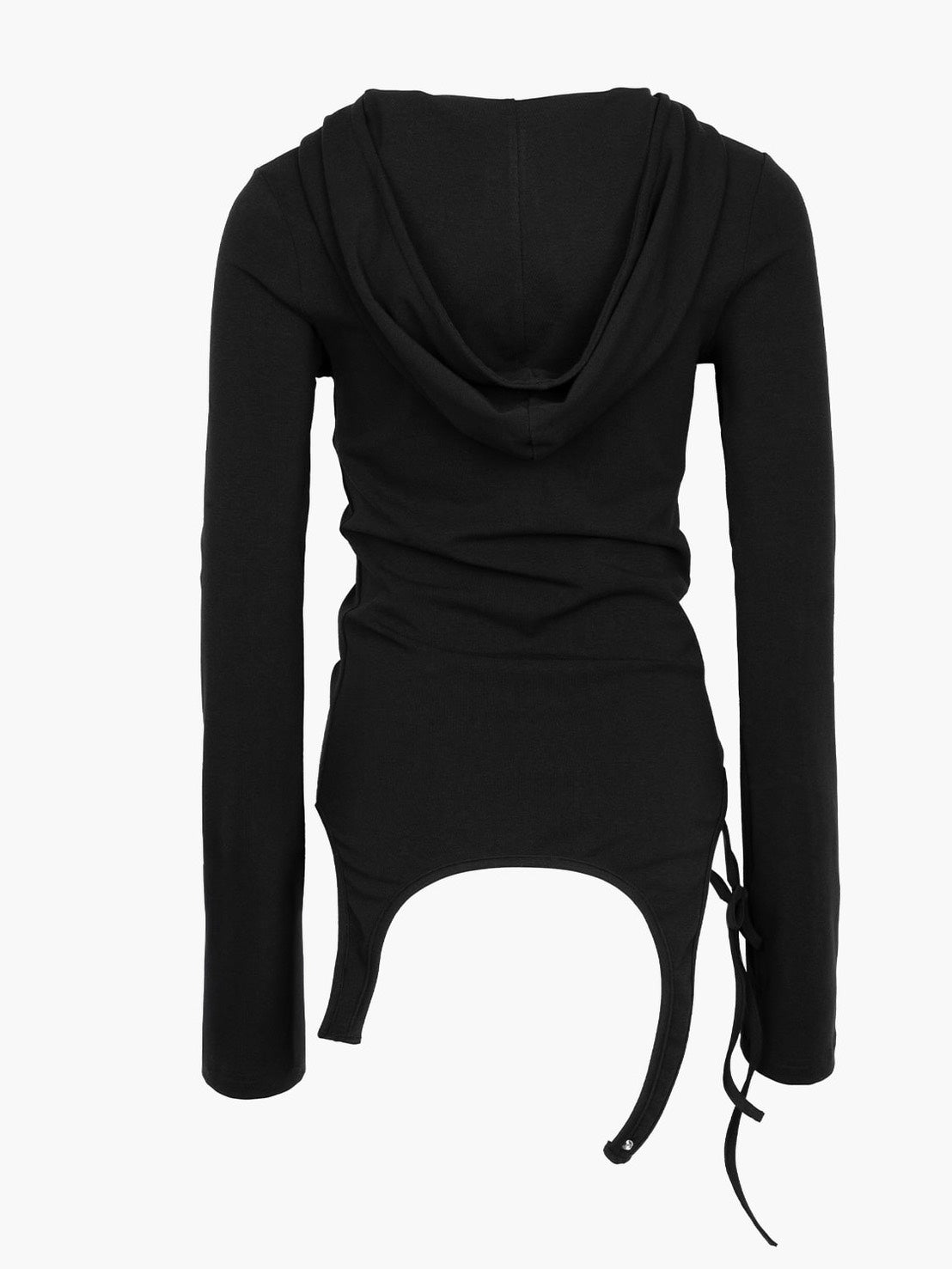 【ROUGH NECK】
Garter Hooded Henley Top