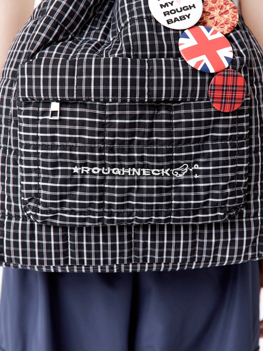 【ROUGH NECK】
Check String Backpack