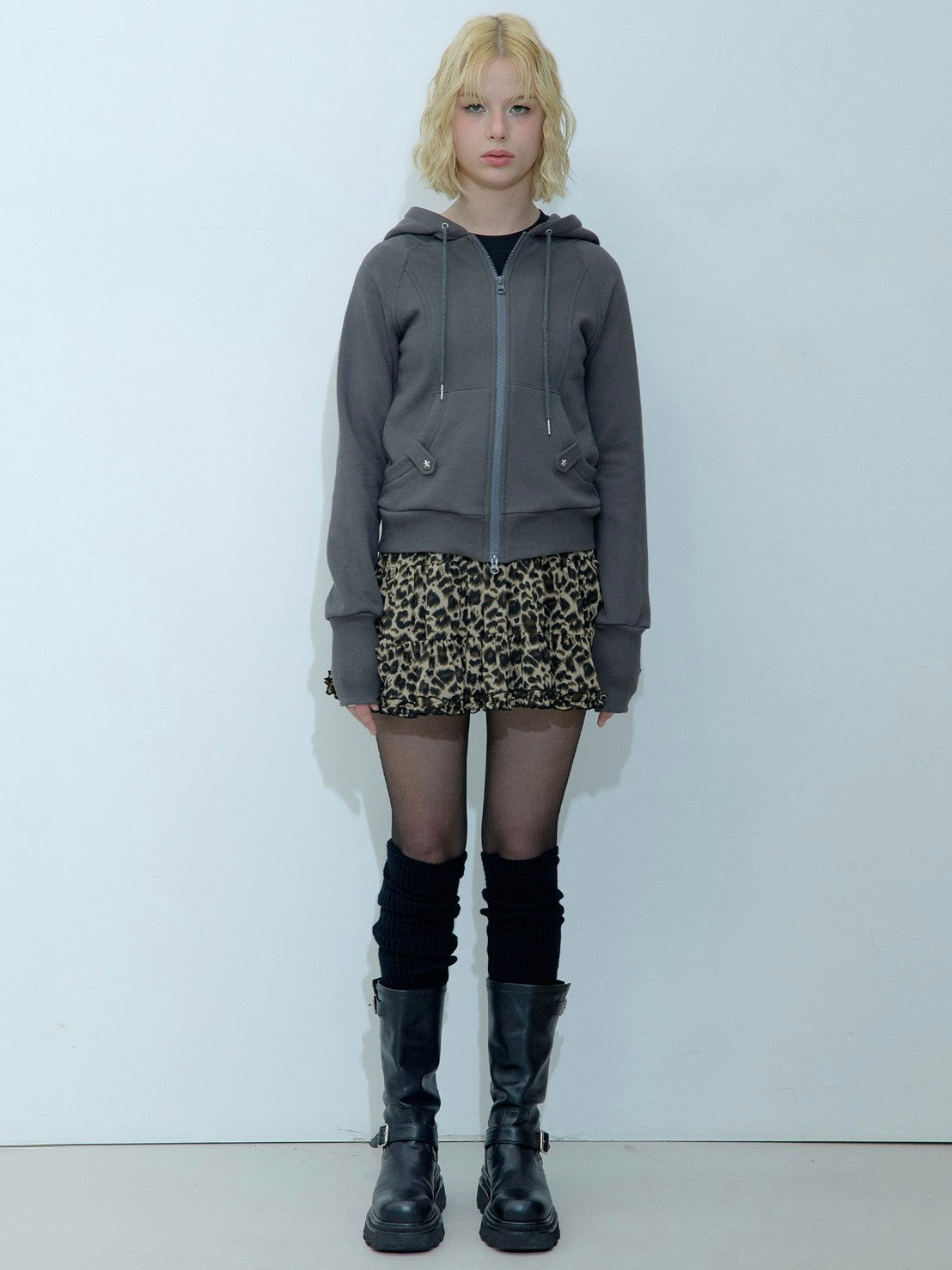【ROUGH NECK】
LEOPARD TUTU SKIRT
