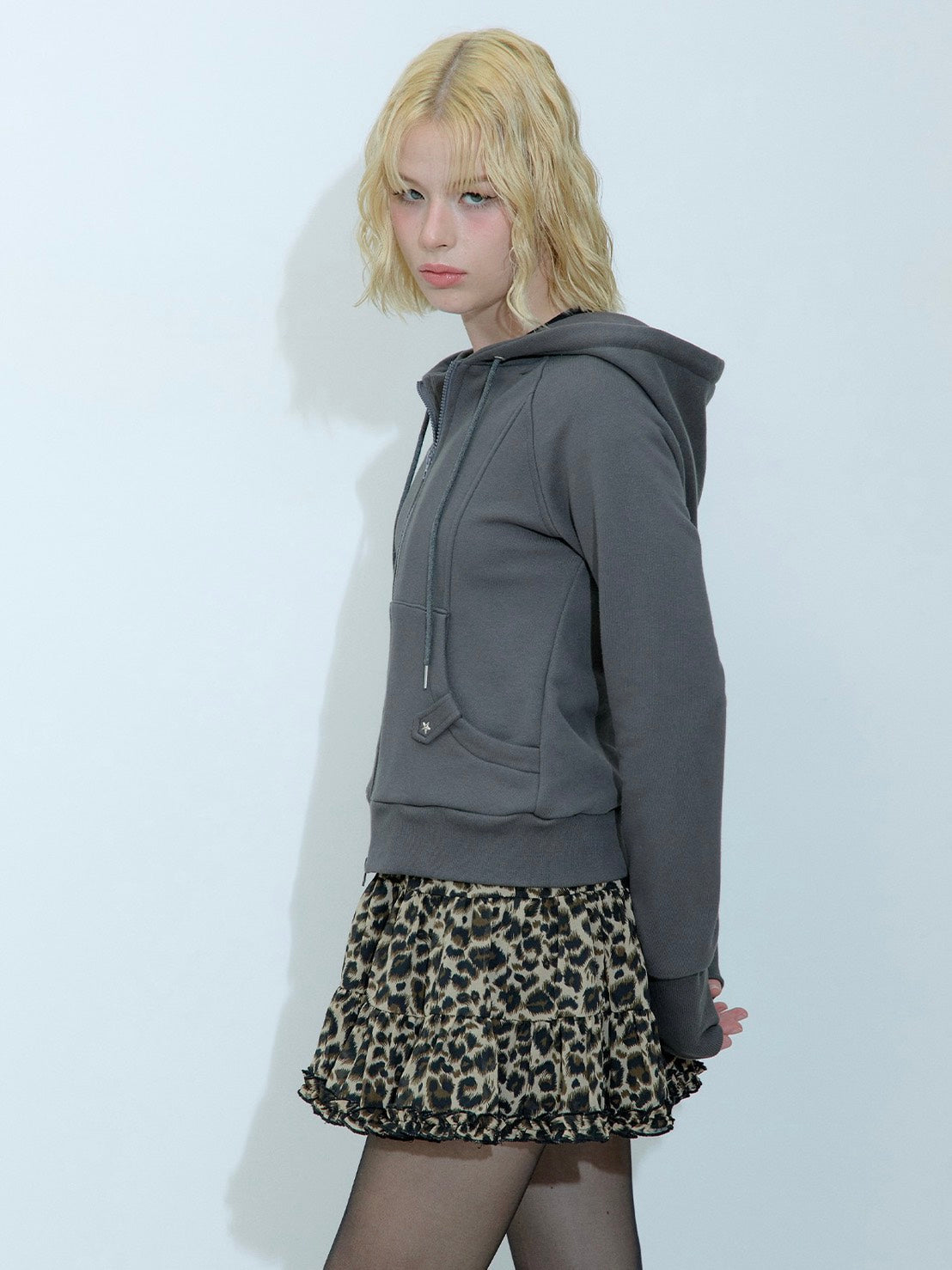 【ROUGH NECK】
LEOPARD TUTU SKIRT