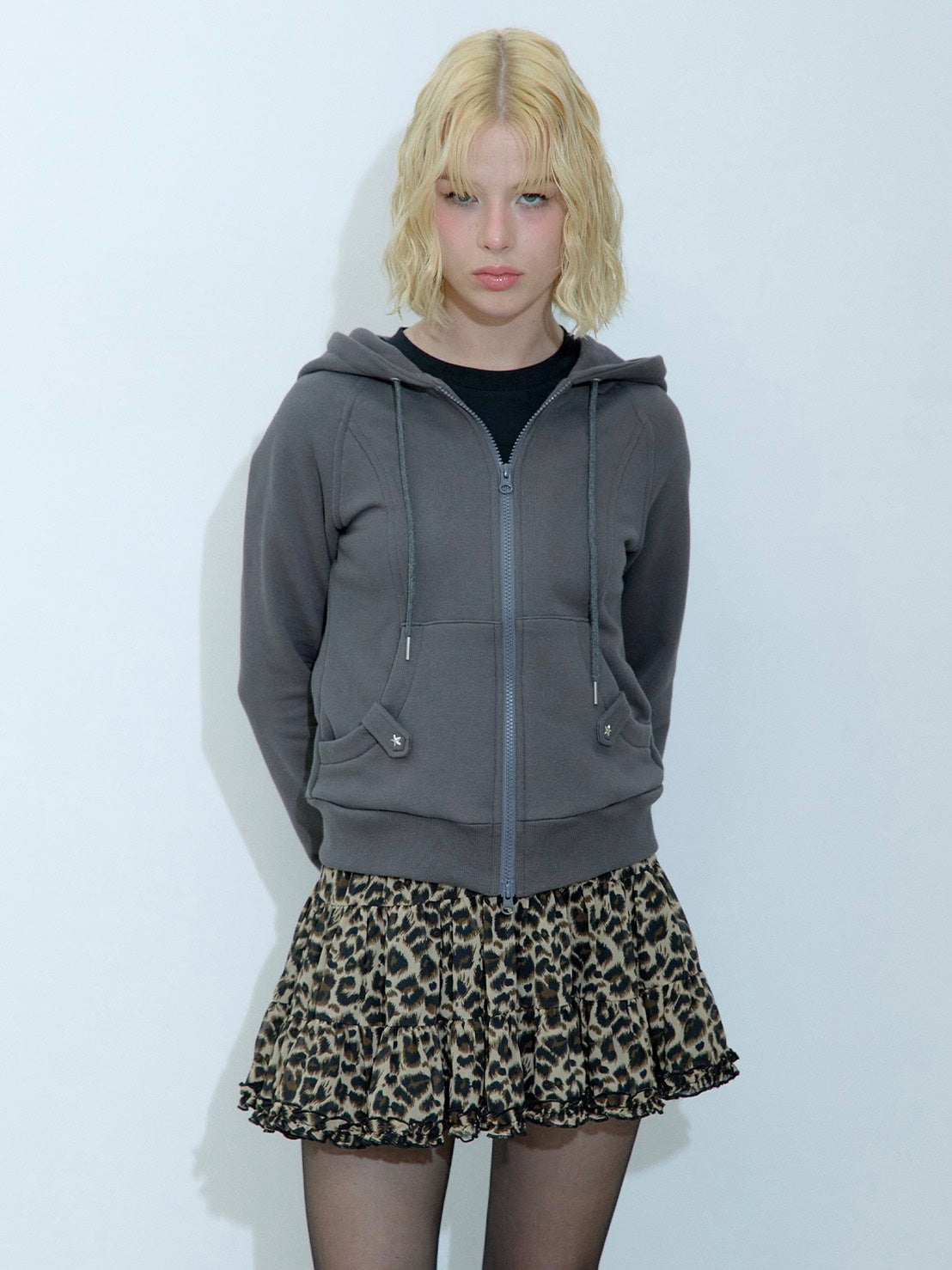 【ROUGH NECK】
LEOPARD TUTU SKIRT