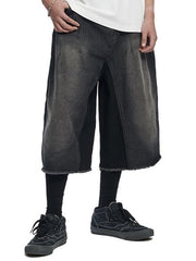 【NOMANUAL】D.T WASHED DENIM BERMUDA PANTS