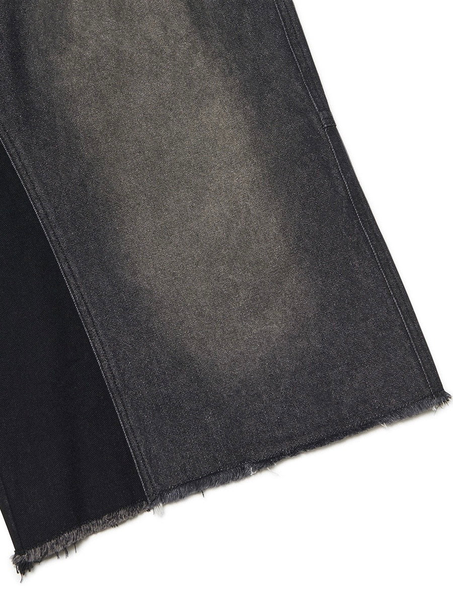 【NOMANUAL】D.T WASHED DENIM BERMUDA PANTS