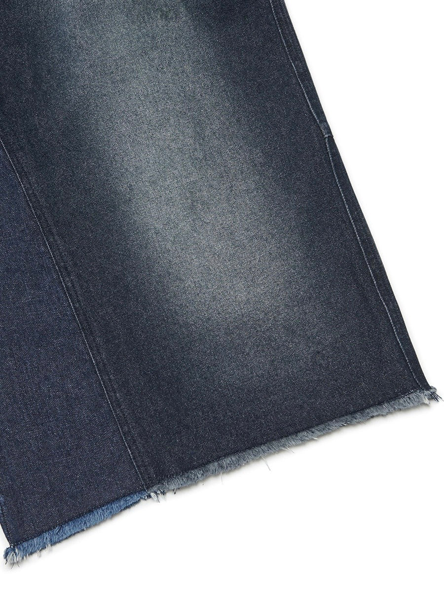 【NOMANUAL】D.T WASHED DENIM BERMUDA PANTS