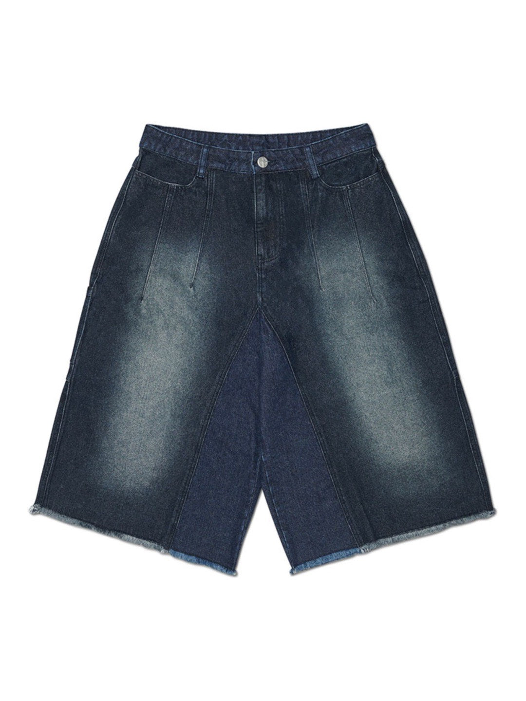 【NOMANUAL】D.T WASHED DENIM BERMUDA PANTS