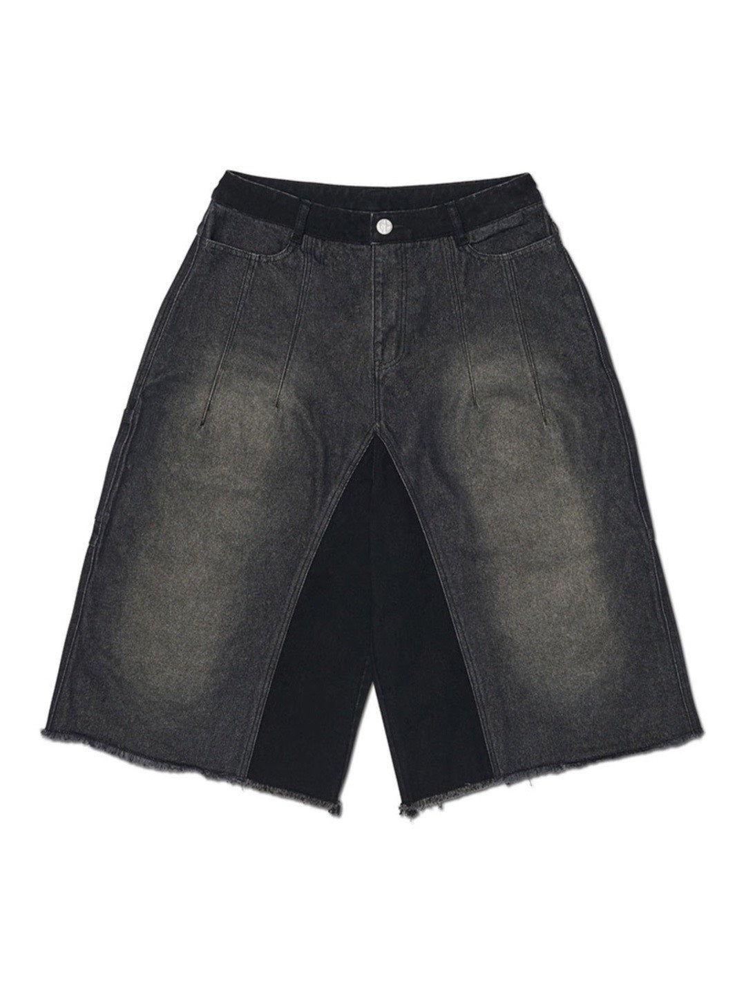 【NOMANUAL】D.T WASHED DENIM BERMUDA PANTS