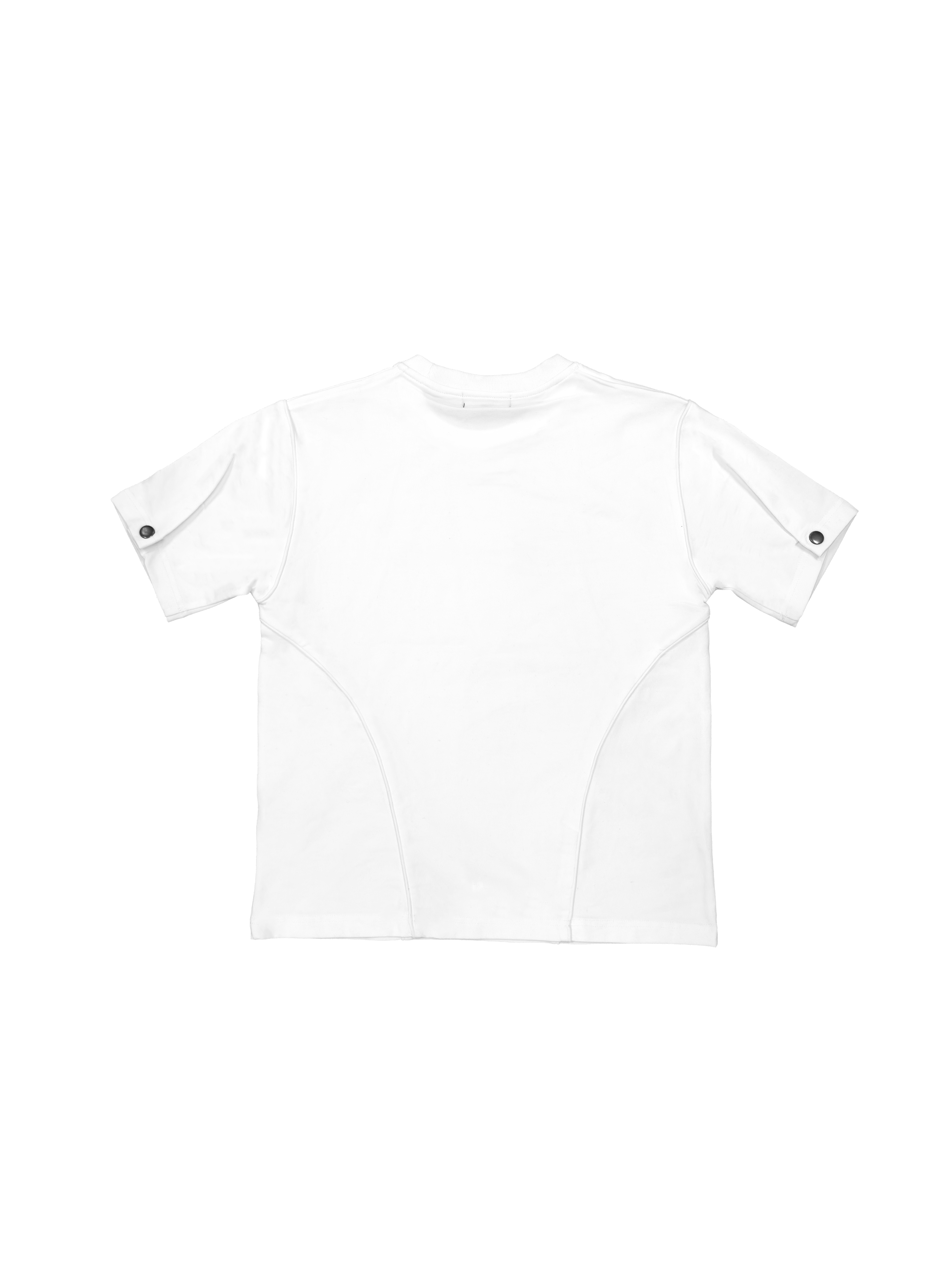 6/5 19:00先行発売【Rosen Kreuz】DISTRESSED EYELET PANEL T-SHIRT