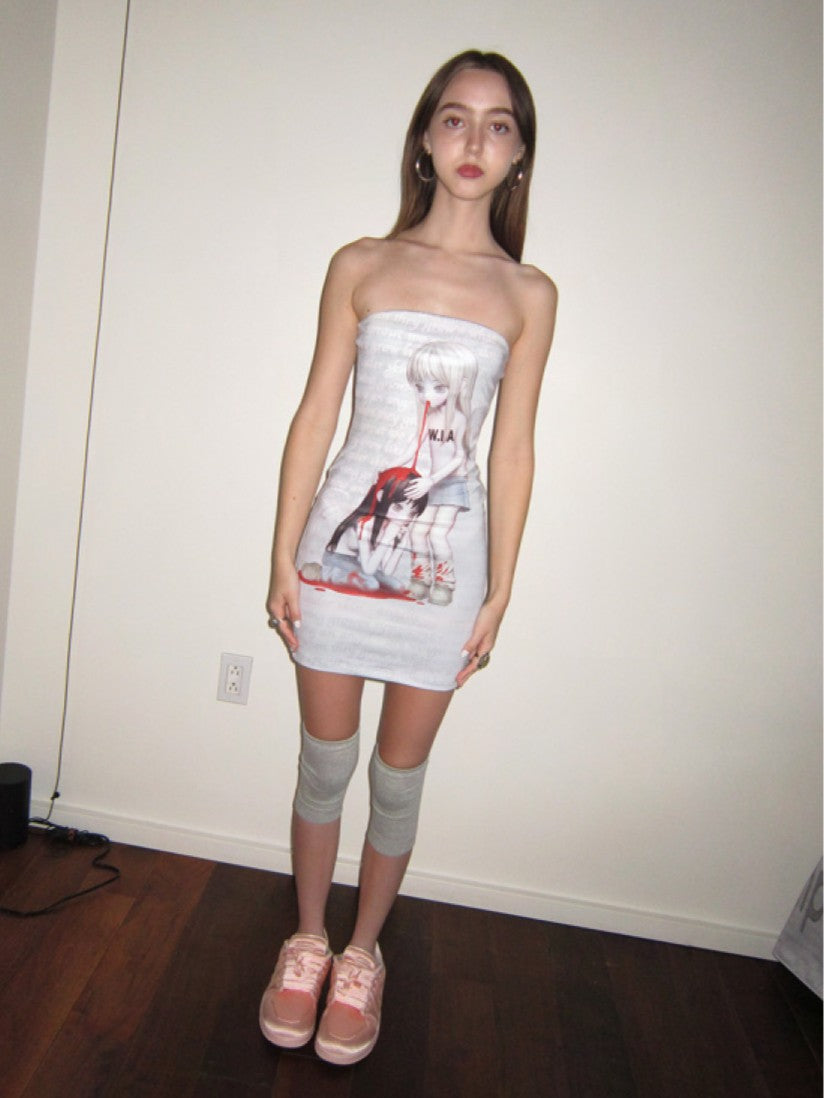 【W.I.A】W X N MINI DRESS 008