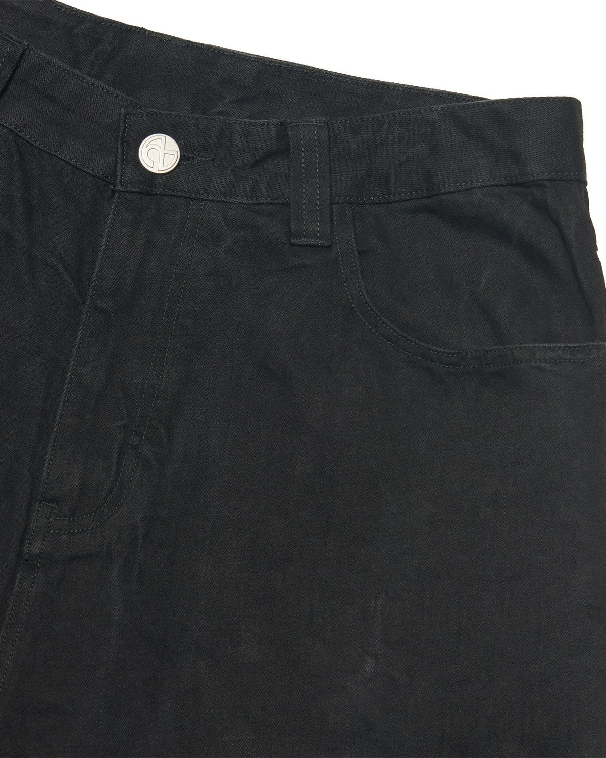 【NOMANUAL】WASHED CRACK DENIM PANTS