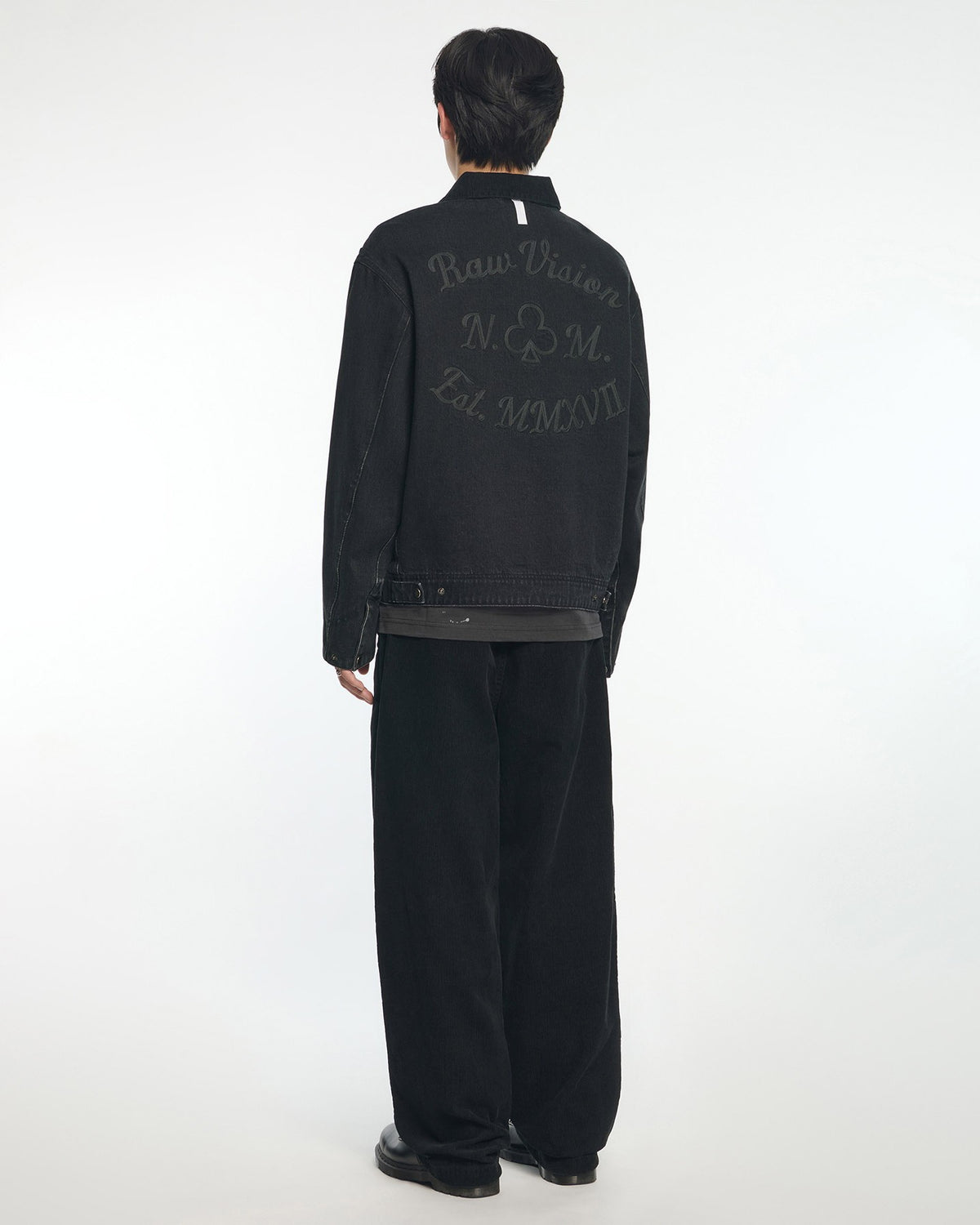 【NOMANUAL】WASHED DENIM WORK JACKET