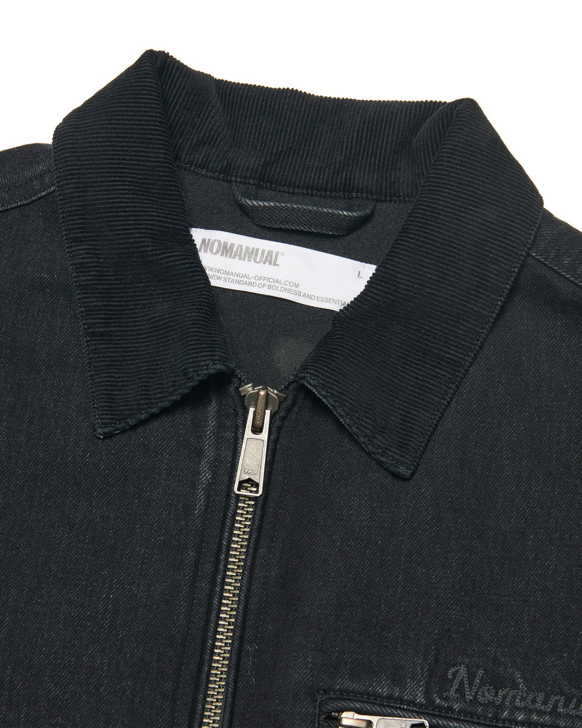 【NOMANUAL】WASHED DENIM WORK JACKET