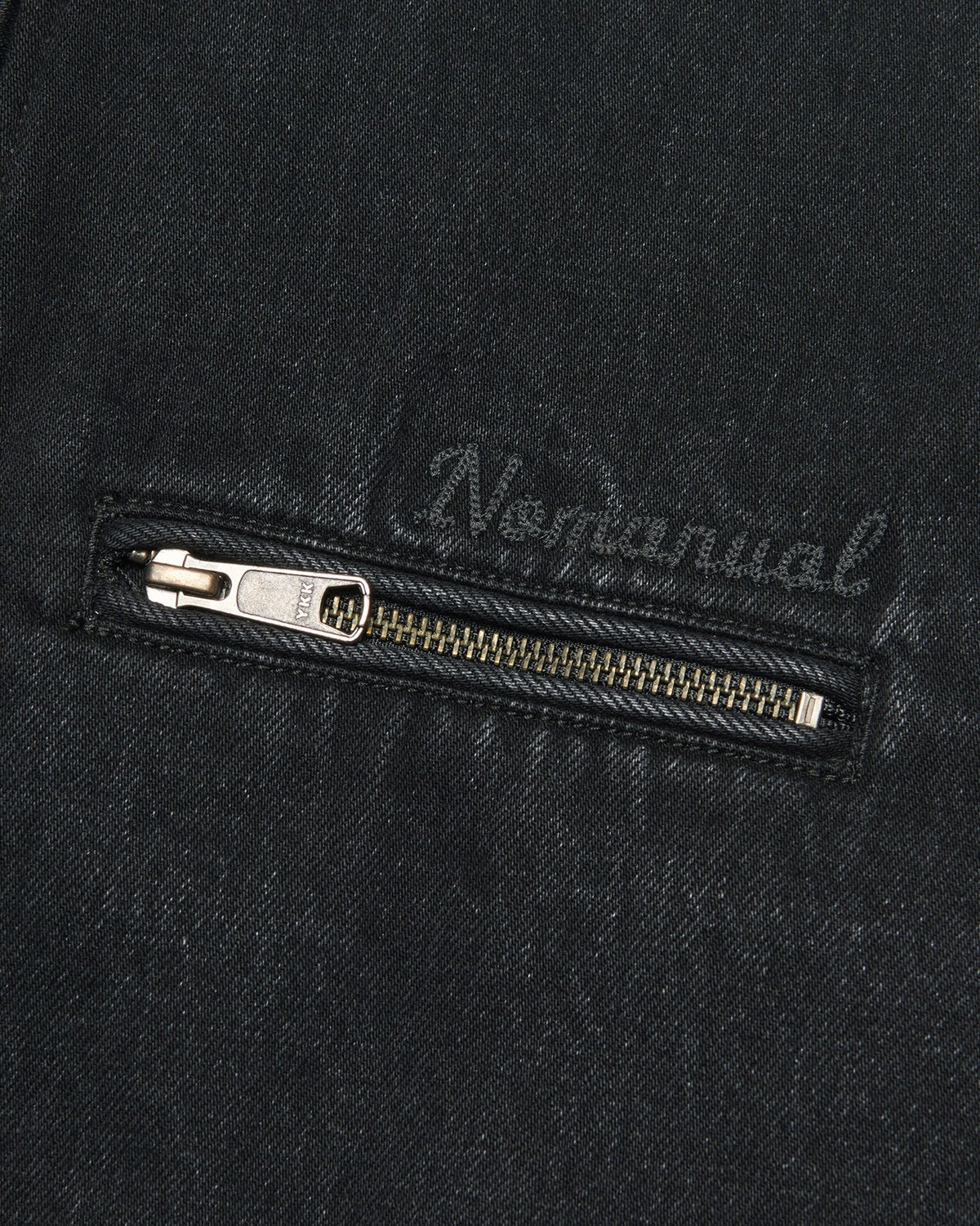 【NOMANUAL】WASHED DENIM WORK JACKET